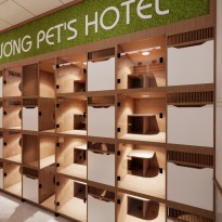 Thiết kế nội thất phòng lưu trú Kim Cương Pet’s Home cho thú cưng